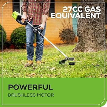 Amazon.com : Greenworks 80V 16 inch Brushless String Trimmer, 2.0 Amazon.com : Greenworks 80V 16 inch Brushless String Trimmer, 2.0